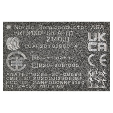 【NRF9160-SICA-B1A-R7】GPS LTE-M NB-IOT MODEM 2.2GHZ 5.5V  テーピングサービス品