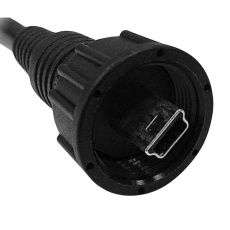 【NUB-20AFMM-SL7A01】USB CABLE 2.0 MINI B PLUG-FREE END 1M