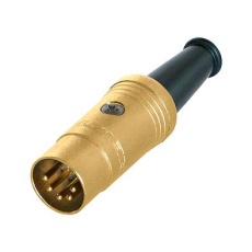 【NYS322AG】A/V CONN DIN PLUG 5POS CABLE