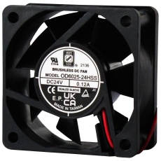 【OD6025-24HB01A】DC FAN BALL 60MM 4500RPM 24V