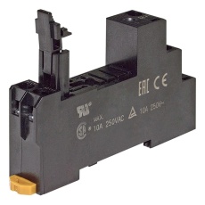 【P2RFZ-05-E】RELAY SOCKET 5 PIN 10A DIN RAIL