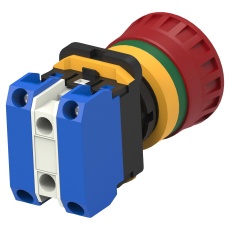 【PBES22L20M3R】E-STOP SWITCH DPST-NO 10A 24VAC