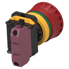 【PBES22N01R】E-STOP SWITCH SPST-NC 10A 24VAC