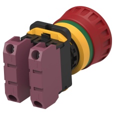 【PBES22N02R】E-STOP SWITCH DPST-NC 10A 24VAC