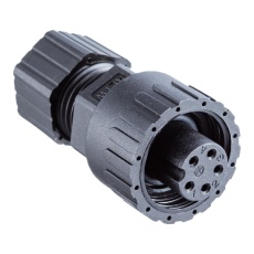 【PWE-05BFFA-SL7001】CIRCULAR CONN RCPT 5POS CABLE