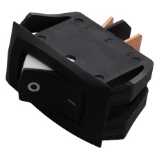 【RA901-VB-B-9-W】ROCKER SWITCH SPST 16A 125V PANEL