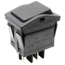 【RB541A1100】ROCKER SWITCH DPST 16A 250VAC PANEL