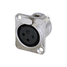 【RC3FDL】XLR CONN RCPT 3POS PANEL MOUNT