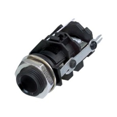 【RJ3VI-D1】AUDIO CONN STEREO JACK 6.35MM PCB