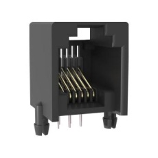 【RJE291660014G】MODULAR CONN 6P6C CAT5 R/A JACK TH