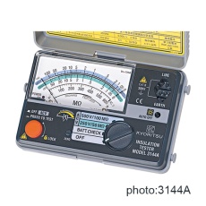 【MODEL3146A】アナログ絶縁抵抗計(小型2レンジ)