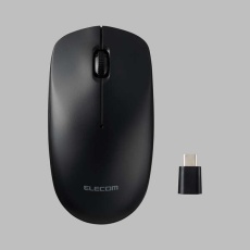 【M-LE10DRCBK】USB Type-C(TM)無線光学式マウス［3ボタン/Lサイズ］