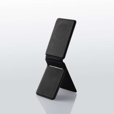 【P-DSMSTMLBK】スマートフォン用マグネットスタンド 薄型 マルチアングル
