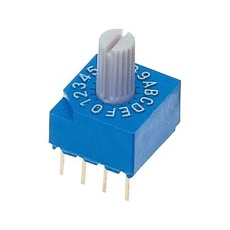 【S-1130A】ROTARY CODED SW 16 POS 0.1A 5VDC TH