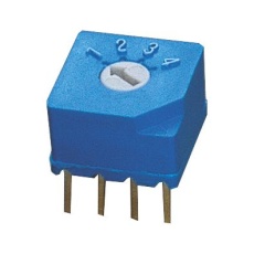 【S-2050】ROTARY SWITCH 1P 4POS 0.1A 5VDC