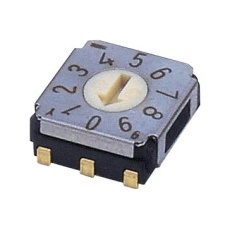 【SA-7030TA】ROTARY CODED SW 10 POS 0.1A 5VDC SMD