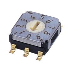 【SA-7030TB】ROTARY CODED SW 10 POS 0.1A 5VDC SMD