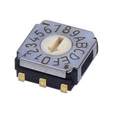 【SA-7050TA】ROTARY CODED SW 16 POS 0.1A 5VDC SMD