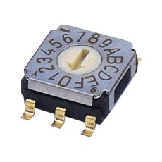 【SA-7070TB】ROTARY CODED SW 16 POS 0.1A 5VDC SMD
