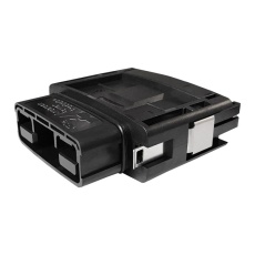 【SBSX75A-PLUG-BLK】RECT PWR HOUSING PLUG 2POS PC/PBT