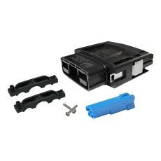 【SBSX75A-PLUG-KIT-BLU】RECT PWR HOUSING KIT PLUG 2POS PC/PBT
