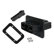 【SBSX75A-PMPLUG-KIT-BLK】RECT PWR HOUSING KIT PLUG 2POS PC/PBT