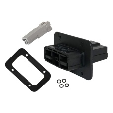 【SBSX75A-PMPLUG-KIT-GRA】RECT PWR HOUSING KIT PLUG 2POS PC/PBT
