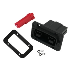 【SBSX75A-PMREC-KIT-RED】RECT PWR HOUSING KIT RCPT 2POS PC/PBT