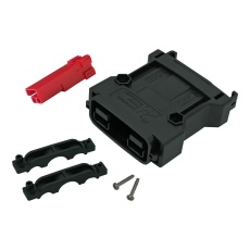 【SBSX75A-REC-KIT-RED】RECT PWR HOUSING KIT RCPT 2POS PC/PBT