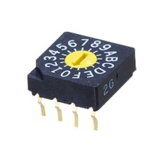 【SC-1010W】ROTARY CODE SWITCH BCH 0.1A 5VDC TH