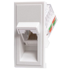 【SKMC45WHAX】RJ45 CONNECTOR JACK 8P8C 1PORT WHT