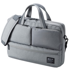 【BAG-CA10GY】カジュアルPCバッグ(15.6インチワイド対応・グレー)