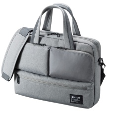 【BAG-CA11GY】カジュアルPCバッグ(13.3インチワイド対応・グレー)