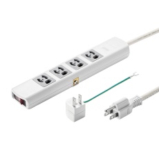 【TAP-34MG-5】電源タップ(3P・4個口・5m)