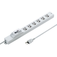 【TAP-BR36A-3】安全ブレーカータップ(オフィス・工場用・3P・6個口・3m)