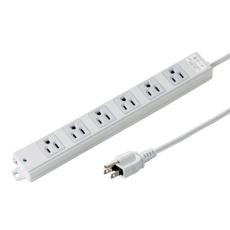 【TAP-K6NSP-3】工事物件雷ガードタップ(3P・6個口・3m)