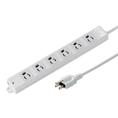 【TAP-K6SP-3】工事物件雷ガードタップ(3P・6個口・3m)