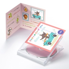 【JP-IND2N】インクジェットCD・DVDケースカード(見開き・つやなしマット)