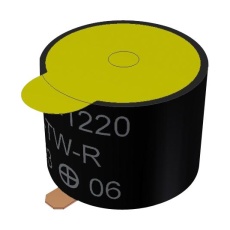 【SMT-1220-TW-R】TRANSDUCER BUZZER 80DBA 2KHZ