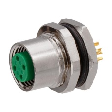 【SS-12300-001】SENSOR CONN M12 RCPT 4POS SOLDER