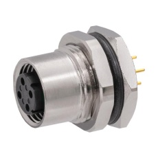 【SS-12300-003】SENSOR CONN M12 RCPT 4POS THT