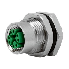 【SS-12400-005】SENSOR CONN M12 RCPT 8POS SOLDER