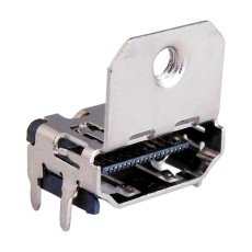 【SS-53200-002】HDMI CONN W/ FLANGE R/A RCPT 19P PCB
