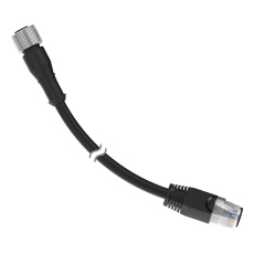 【STPF-M12-820】SENSOR CORD M12 RCPT-RJ45 PLUG 6.1M