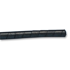 【SW42 BK008】SPIRAL WRAP PE BLK 76.2MM 7.6M