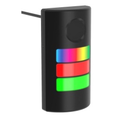 【TLF100P3】SIGNAL TOWER FLASHING/STEADY 30V GRY