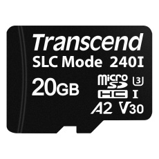 【TS20GUSD240I】MICROSD CARD 20GB 3D NAND FLASH SLC