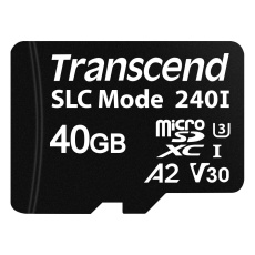 【TS40GUSD240I】MICROSD CARD 40GB 3D NAND FLASH SLC