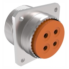 【TVM00DS-37-17P】CIRCULAR CONN RCPT 4POS WALL MOUNT