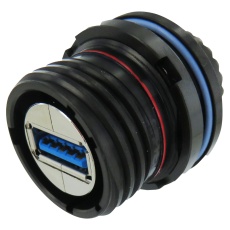 【USB3FTV7SAZNF059】USB CONN 3.0 TYPE A JAM NUT RCPT 9POS